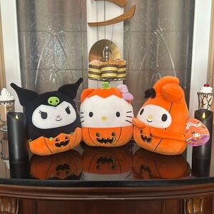 Sanrio Halloween Squishmallow bundle Hello Kitty My Melody and Kuromi
